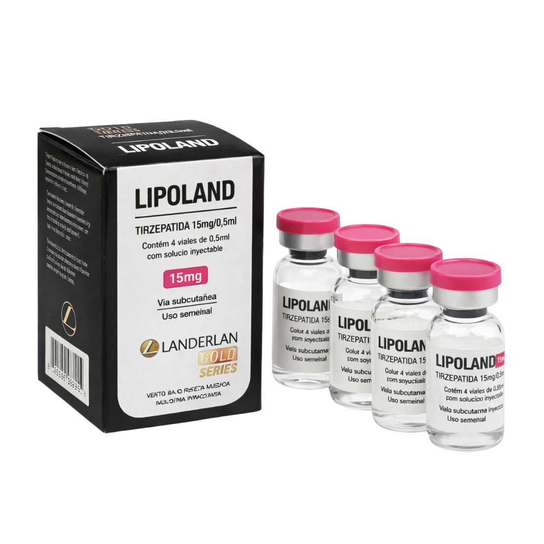 TIRZE LIPOLAND 15MG - 4 VIAL